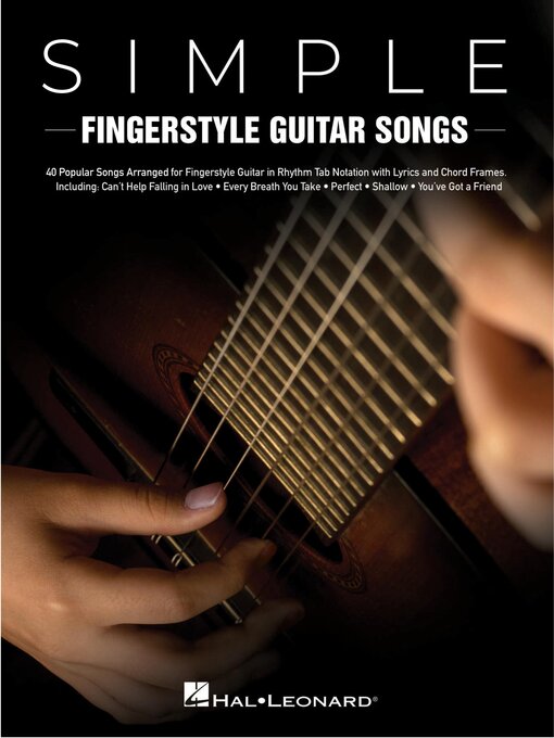 Title details for Simple Fingerstyle Guitar Songs by Hal Leonard Corp. - Available